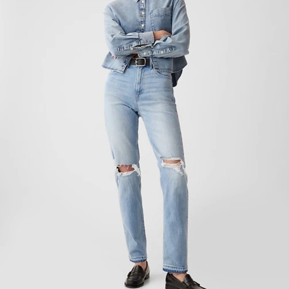 GAP Denim - Gap High Rise Cheeky Straight Leg Jeans